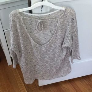 Urban open back sweater